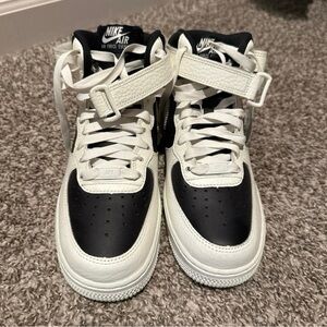 Nike Black and White High-Top Sneakers